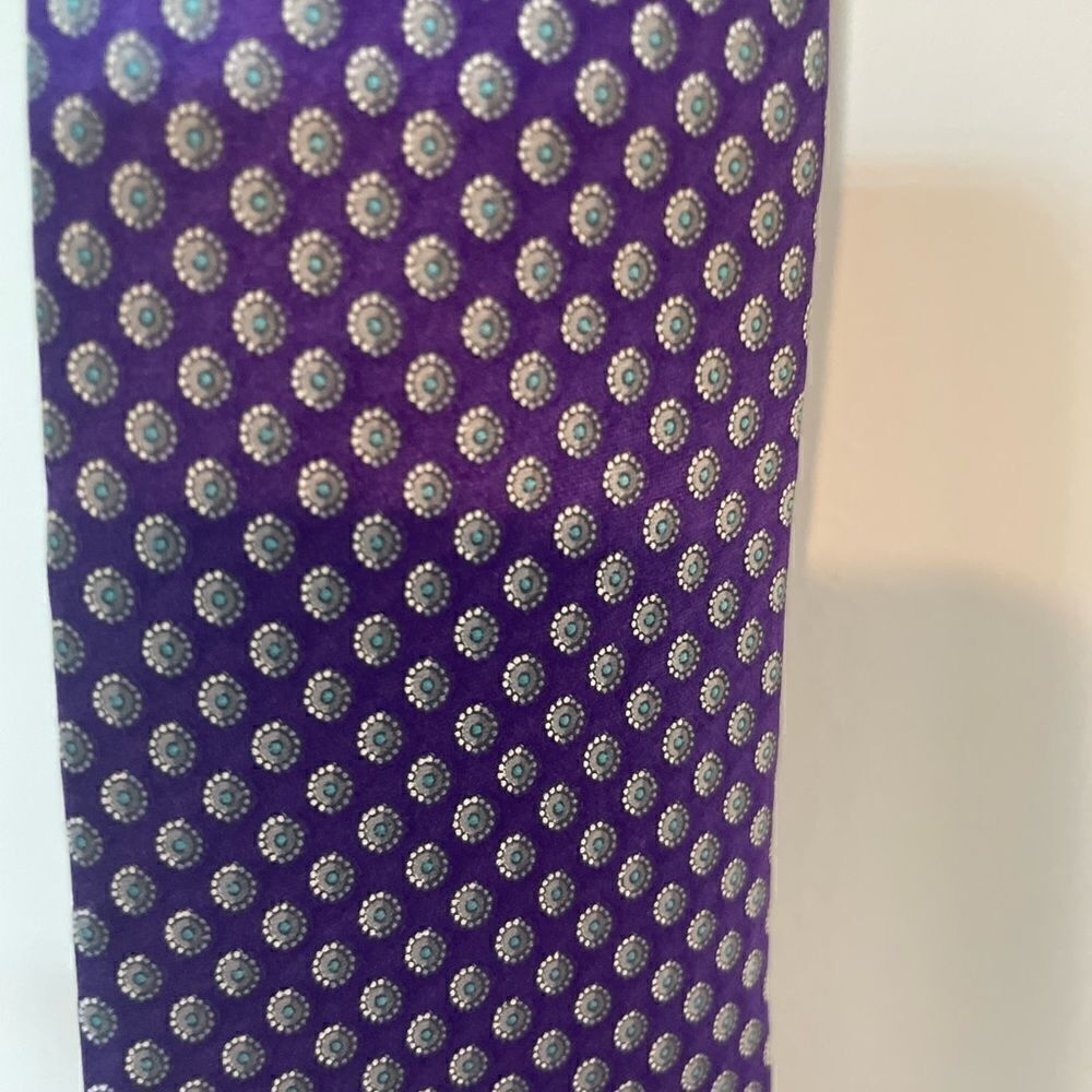 Valentino 100% silk tie - purple